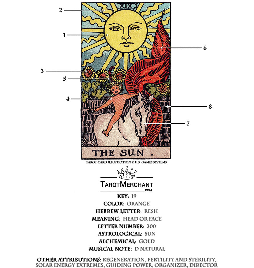 Sun Tarot Card Meanings -